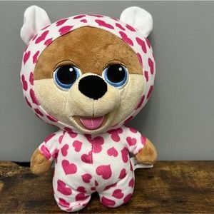 Jiffpom‎ Cutelife Valentine Hearts Pajama Pomeranian Dog Plush